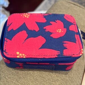 Vera Bradley Floral Print Compact pill Case